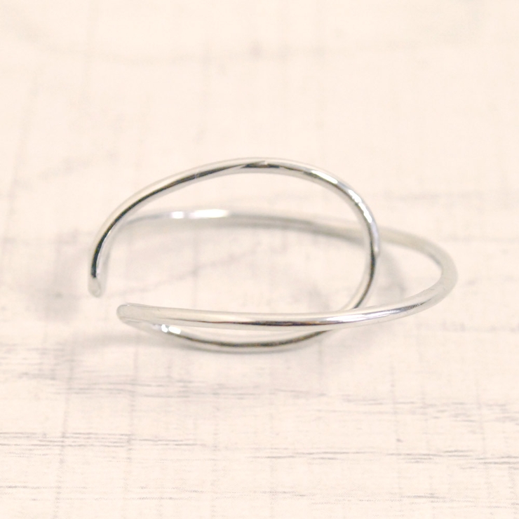 両耳用ニュアンスラインイヤーカフノンホールピアスイヤリング 軟骨ピアス | FACION | 詳細画像3 