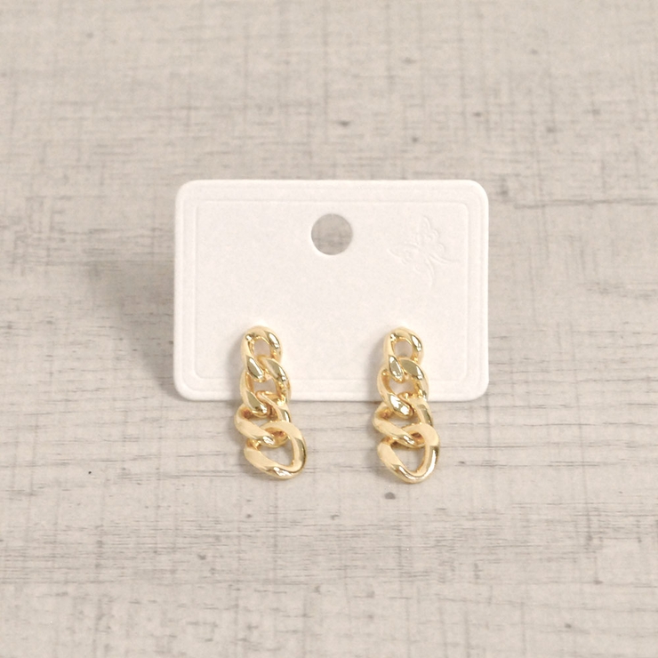 ゴールド | グラデーションメタルチェーンピアス シルバーゴールドパーティー | FACION