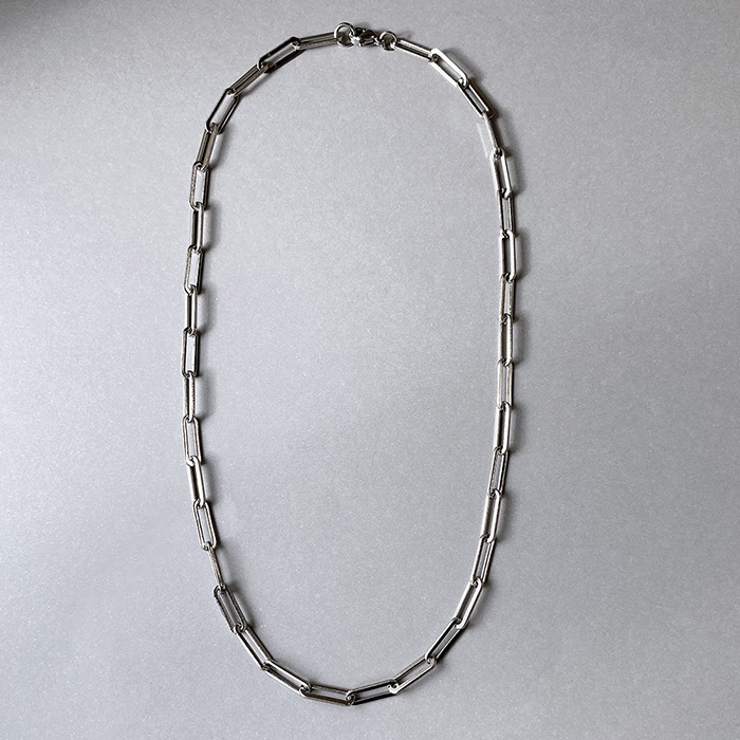 シルバー | レオンチェーンステンレスネックレス サージカルステンレス チョーカー | FACION