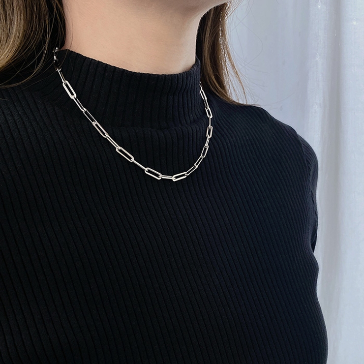 レオンチェーンステンレスネックレス サージカルステンレス チョーカー | FACION | 詳細画像6 