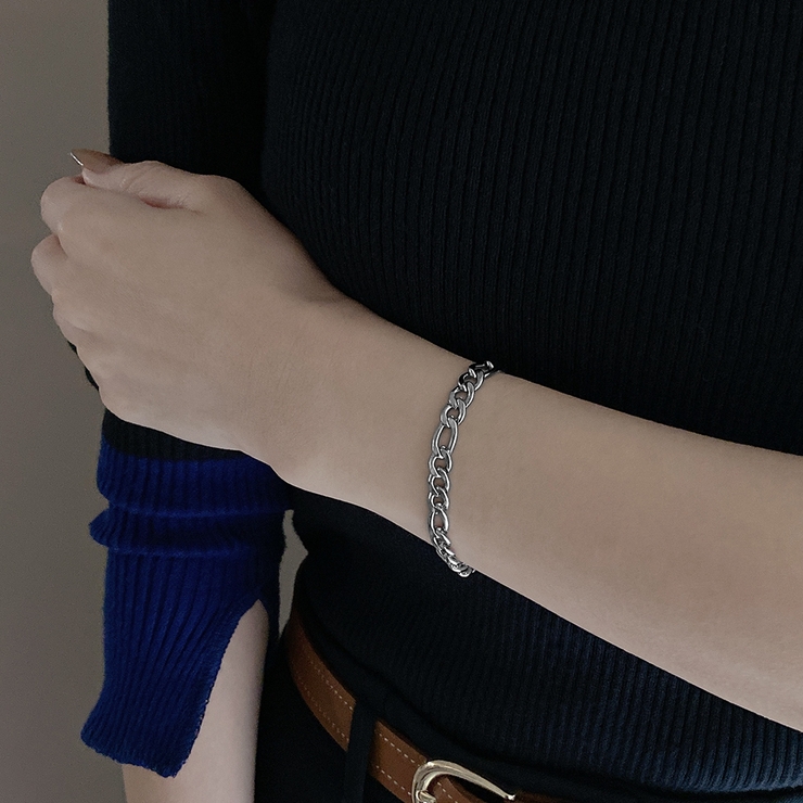 キヘイチェーンステンレスブレスレット サージカルステンレス 男女兼用ユニセックス… | FACION | 詳細画像8 