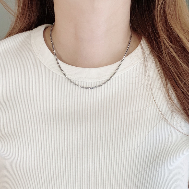 ベネチアンチェーンステンレスネックレス サージカルステンレス チョーカー男女兼用… | FACION | 詳細画像7 