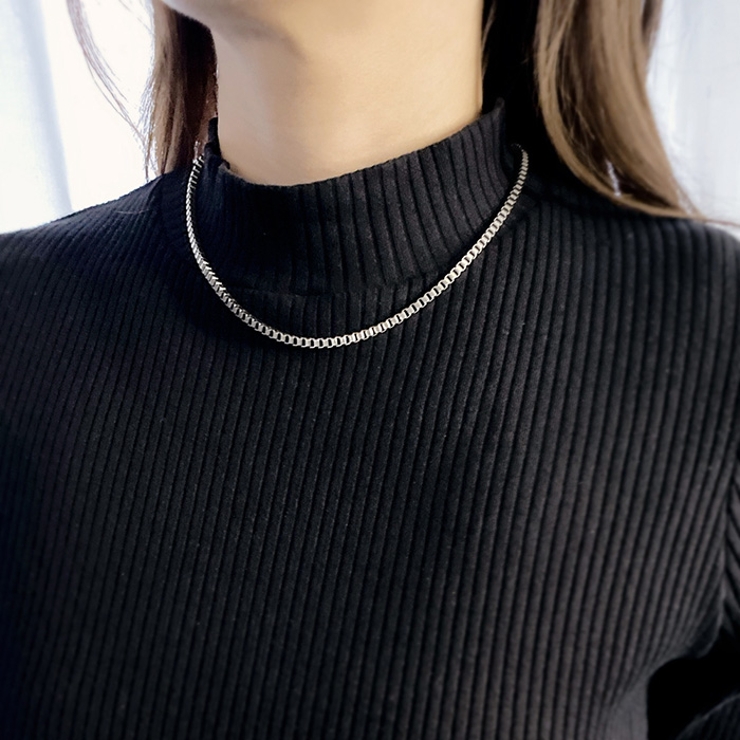 ベネチアンチェーンステンレスネックレス サージカルステンレス チョーカー男女兼用… | FACION | 詳細画像9 