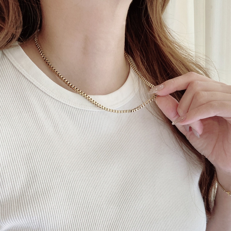 ベネチアンチェーンステンレスネックレス サージカルステンレス チョーカー男女兼用… | FACION | 詳細画像10 