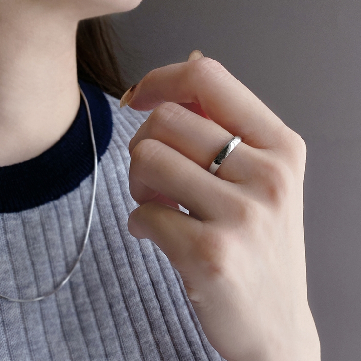 甲丸ステンレスメタルリング 金属アレルギー つけっぱなし | FACION | 詳細画像9 