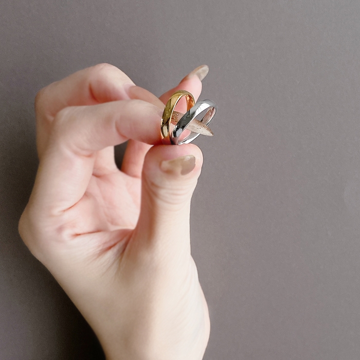 甲丸ステンレスメタルリング 金属アレルギー つけっぱなし | FACION | 詳細画像11 