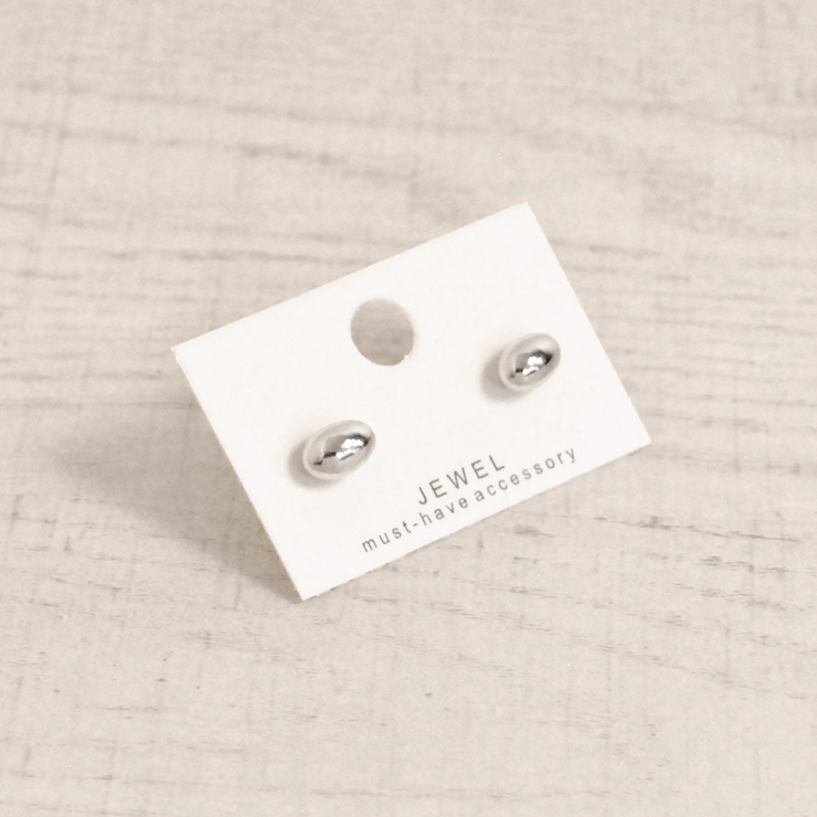 ビーンズメタル2WAYぶらピアス シルバーゴールドプチプラ小豆 | FACION | 詳細画像4 