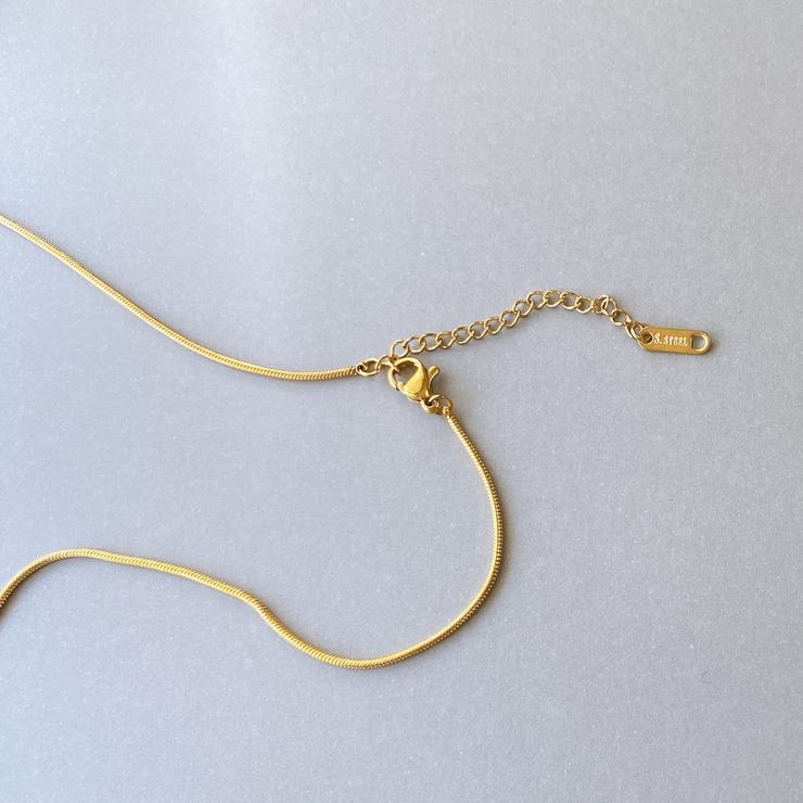 パール付Y字ステンレスロングネックレス サージカルステンレス316Lラリエット | FACION | 詳細画像4