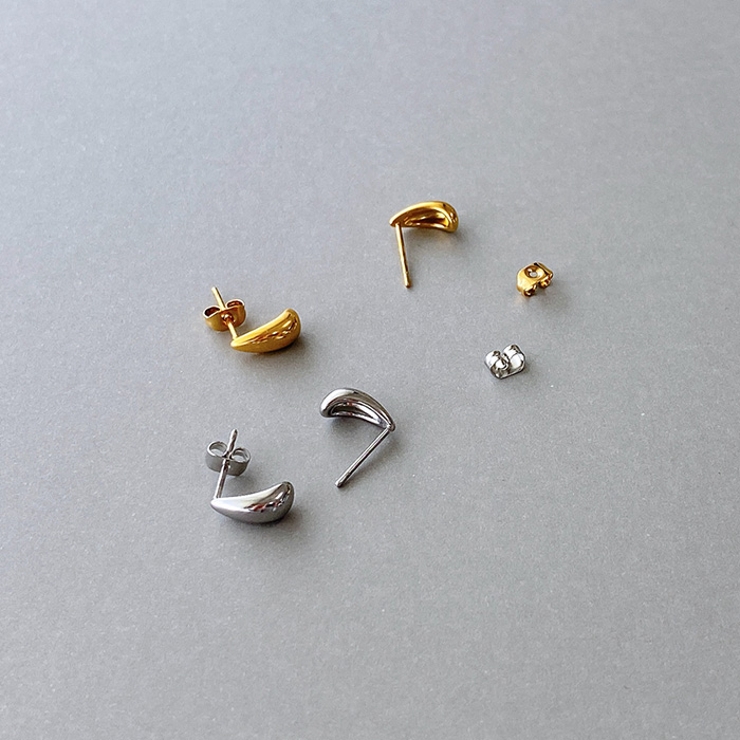 ミニドロップステンレスピアス  涙型しずく型サージカルステンレス316L | FACION | 詳細画像4 