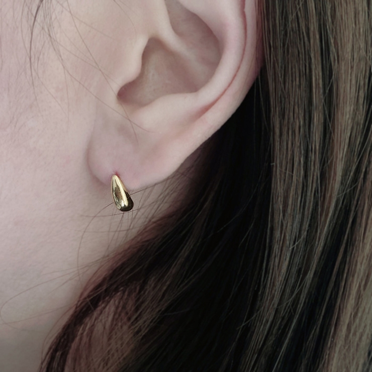 ミニドロップステンレスピアス  涙型しずく型サージカルステンレス316L | FACION | 詳細画像11 