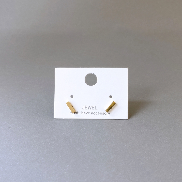 ゴールド | プチラインバーステンレスピアス レディースサージカルステンレス316L | FACION