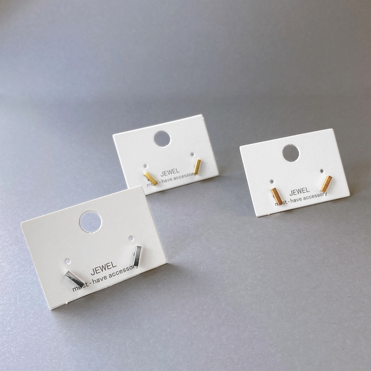 プチラインバーステンレスピアス レディースサージカルステンレス316L | FACION | 詳細画像2 