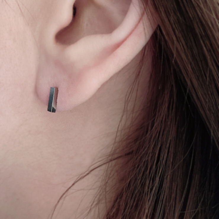 プチラインバーステンレスピアス レディースサージカルステンレス316L | FACION | 詳細画像6 