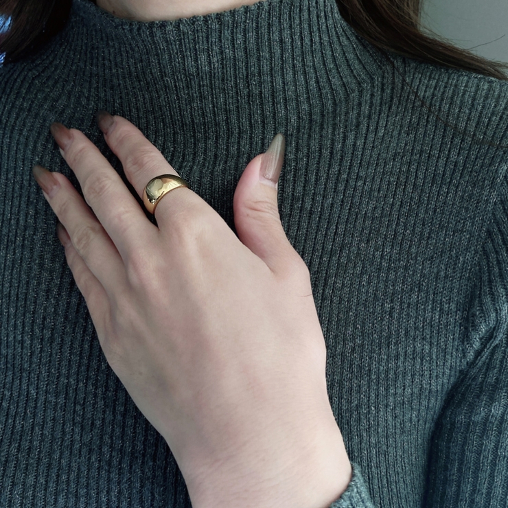 ドームメタルステンレスリング 指輪 アレルギー対応 | FACION | 詳細画像13 