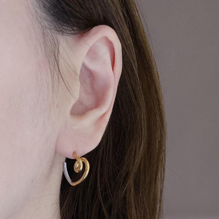 ループハートフープステンレスピアス サージカルステンレス SUS316L | FACION | 詳細画像7 