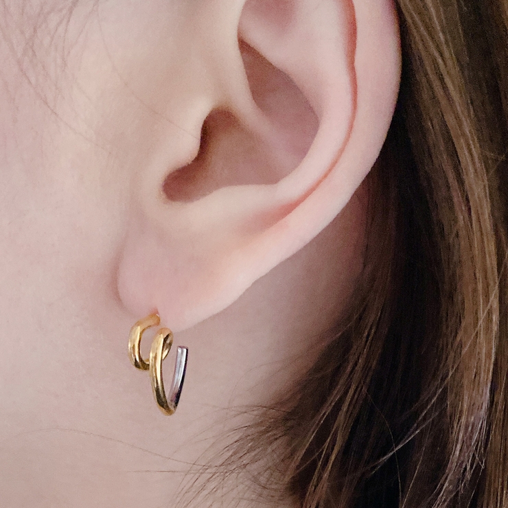 ループハートフープステンレスピアス サージカルステンレス SUS316L | FACION | 詳細画像8 