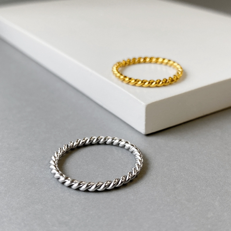 ツイストループステンレスリング 指輪 アレルギー対応 | FACION | 詳細画像4