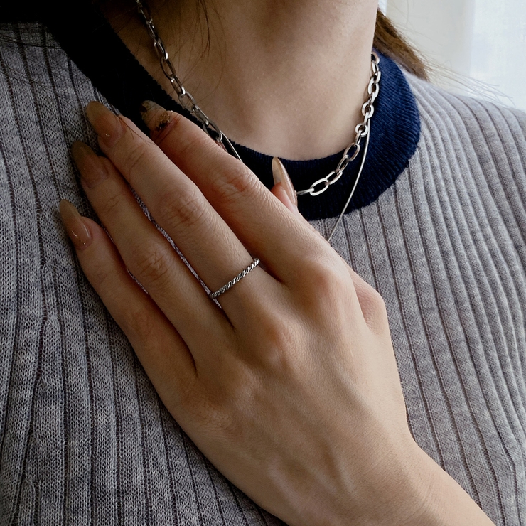 ツイストループステンレスリング 指輪 アレルギー対応 | FACION | 詳細画像7