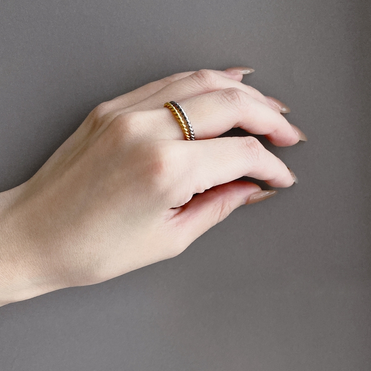 ツイストループステンレスリング 指輪 アレルギー対応 | FACION | 詳細画像10