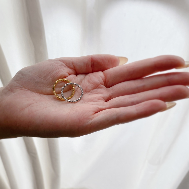 ツイストループステンレスリング 指輪 アレルギー対応 | FACION | 詳細画像11