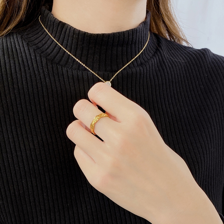 キルティングスリムステンレスリング サージカルステンレス フリーサイズ | FACION | 詳細画像7 