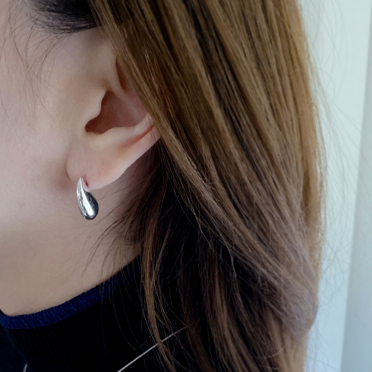 プランプドリップステンレスピアス サージカルステンレス ドロップ | FACION | 詳細画像7 