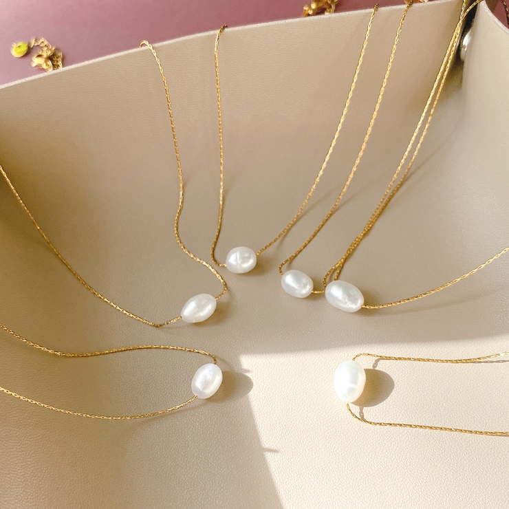 一粒ミニ淡水パールステンレスネックレス レディース 淡水真珠 | FACION | 詳細画像5 