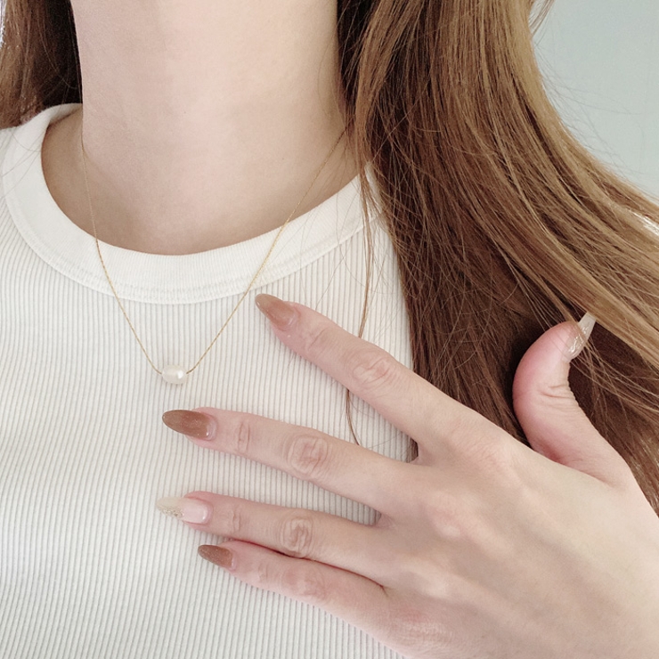 一粒ミニ淡水パールステンレスネックレス レディース 淡水真珠 | FACION | 詳細画像11 