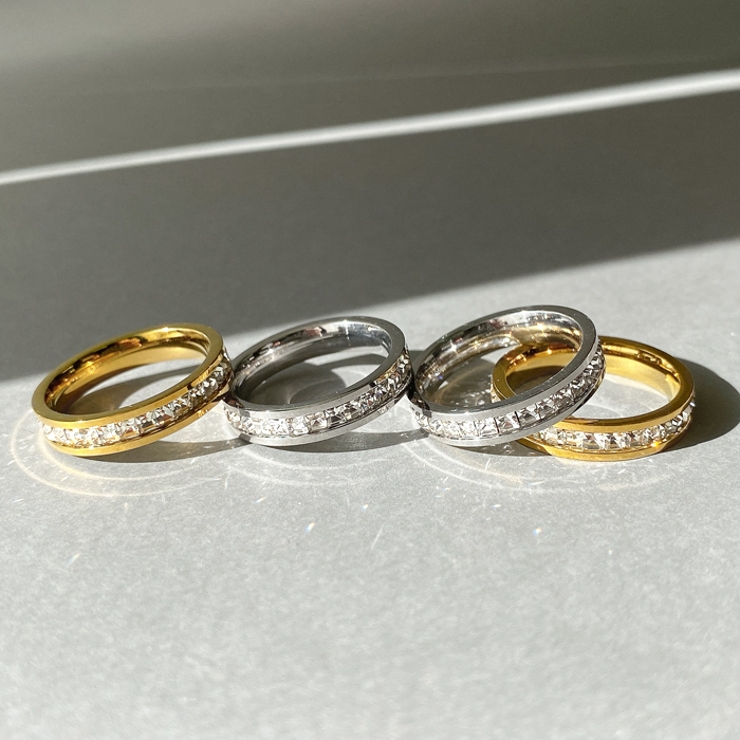 エタニティステンレスリング 指輪 サージカルステンレス | FACION | 詳細画像6 