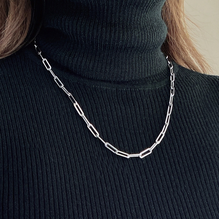 Y字レオンチェーンステンレスネックレス サージカルステンレス SUS316L | FACION | 詳細画像8 