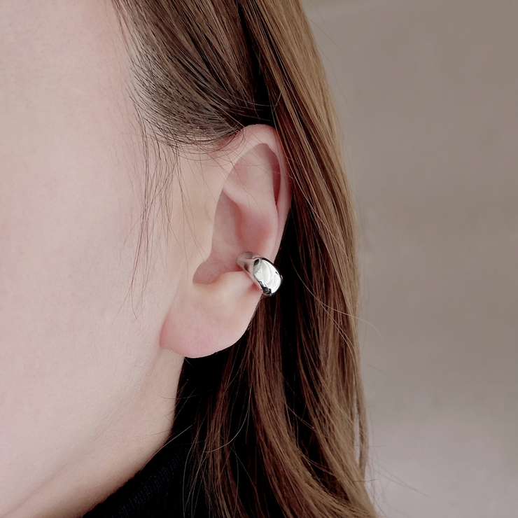 片耳用ドロップステンレスワンタッチフープイヤリング イヤーカフ サージカルステン… | FACION | 詳細画像5 