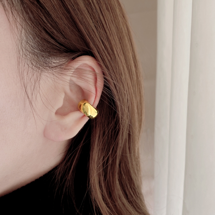 片耳用ドロップステンレスワンタッチフープイヤリング イヤーカフ サージカルステン… | FACION | 詳細画像10 