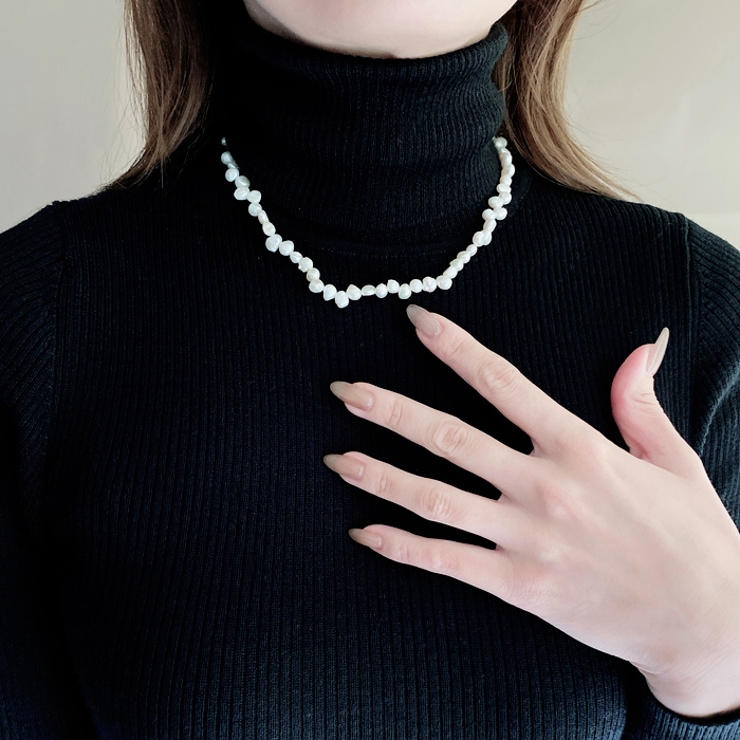 淡水バロックパールネックレス 天然 ショートネックレス | FACION | 詳細画像8 