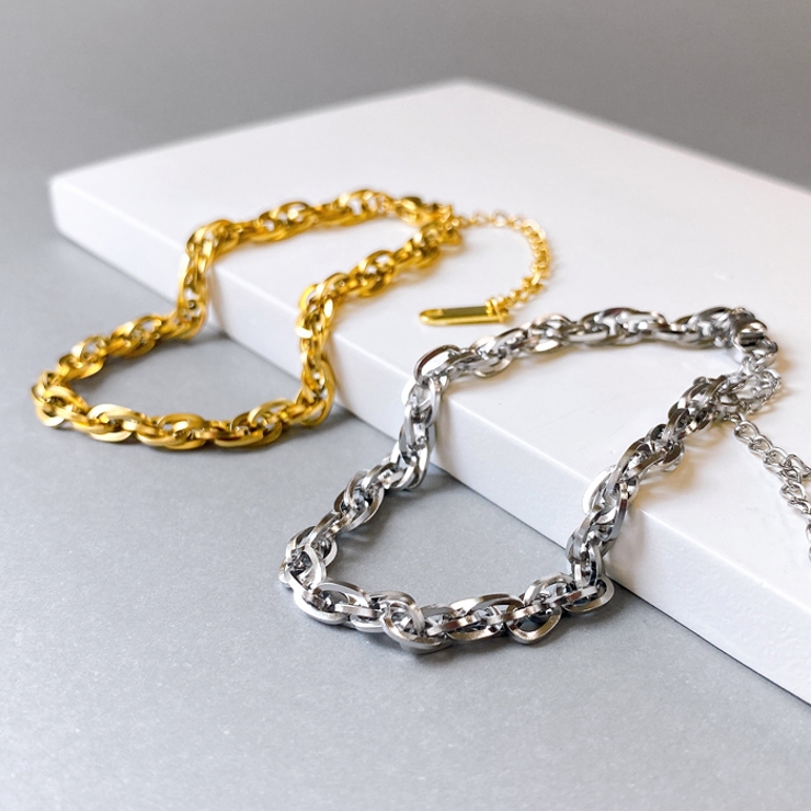 ボリュームステンレスチェーンブレスレット ブレス 男女兼用 | FACION | 詳細画像1 