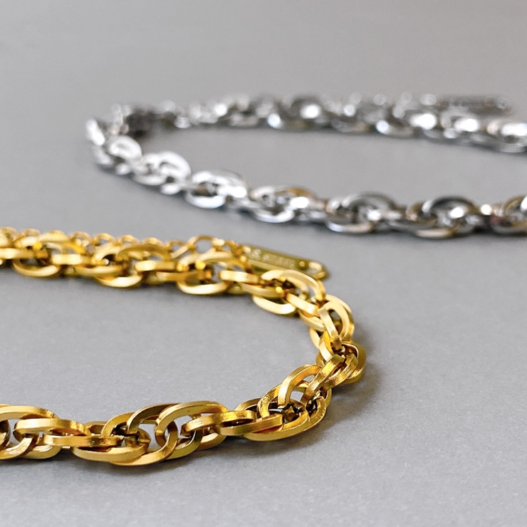 ボリュームステンレスチェーンブレスレット ブレス 男女兼用 | FACION | 詳細画像3 