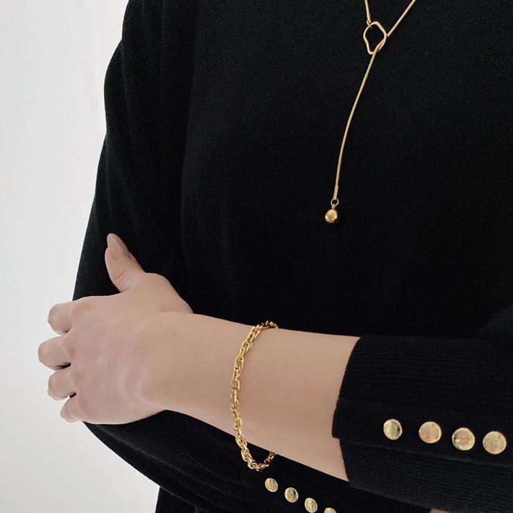 ボリュームステンレスチェーンブレスレット ブレス 男女兼用 | FACION | 詳細画像9 