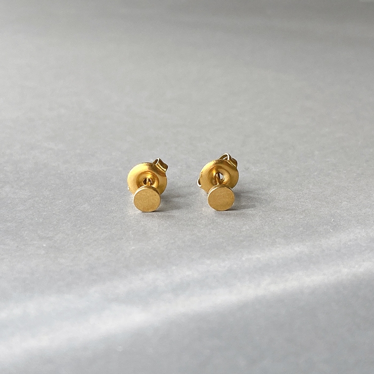 ゴールド | プチラウンドステンレスピアス サージカルステンレス 丸型 | FACION