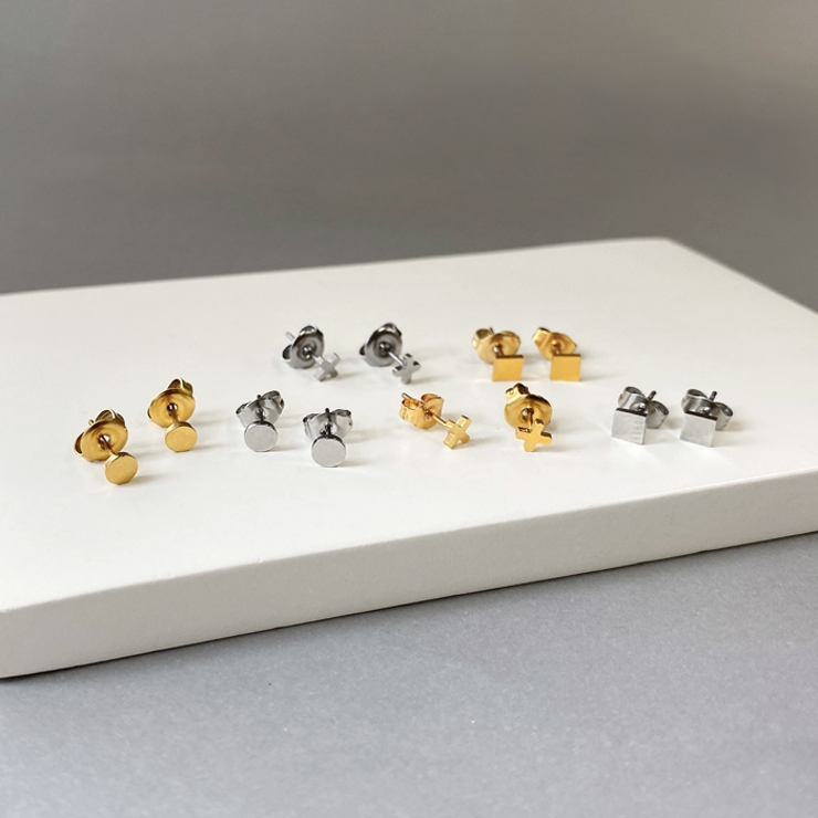 プチラウンドステンレスピアス サージカルステンレス 丸型 | FACION | 詳細画像5 