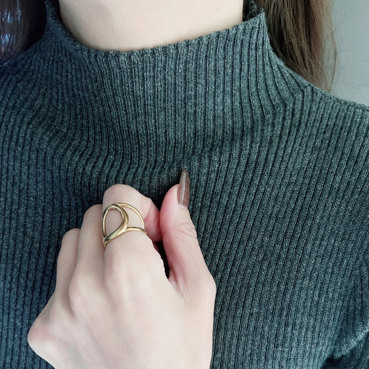 ユニオンオーバルステンレスリング 指輪 サージカルステンレス | FACION | 詳細画像8 