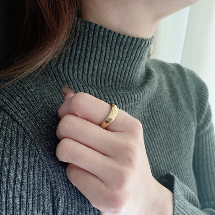 ウェーブラインステンレスリング 指輪 アレルギー対応 | FACION | 詳細画像12 