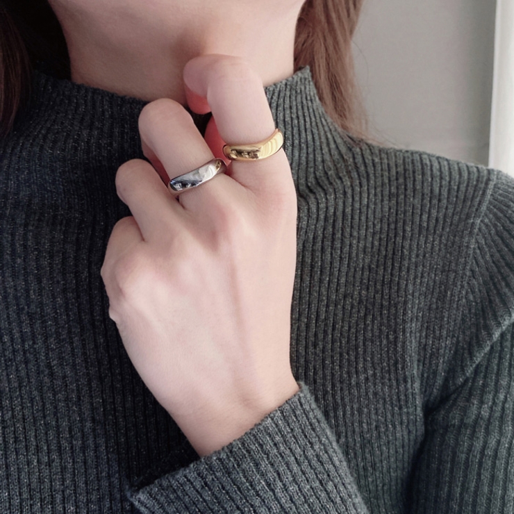 ウェーブラインステンレスリング 指輪 アレルギー対応 | FACION | 詳細画像13 