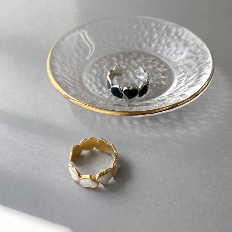 ドロップハートステンレスリング 指輪 レディース | FACION | 詳細画像2 