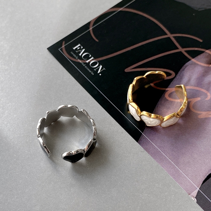 ドロップハートステンレスリング 指輪 レディース | FACION | 詳細画像5 