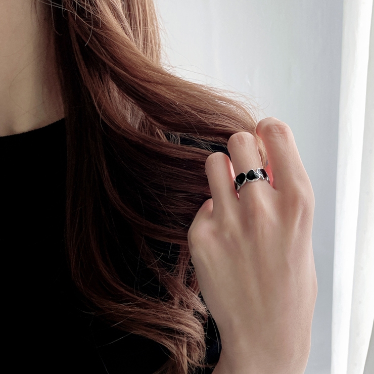 ドロップハートステンレスリング 指輪 レディース | FACION | 詳細画像7 