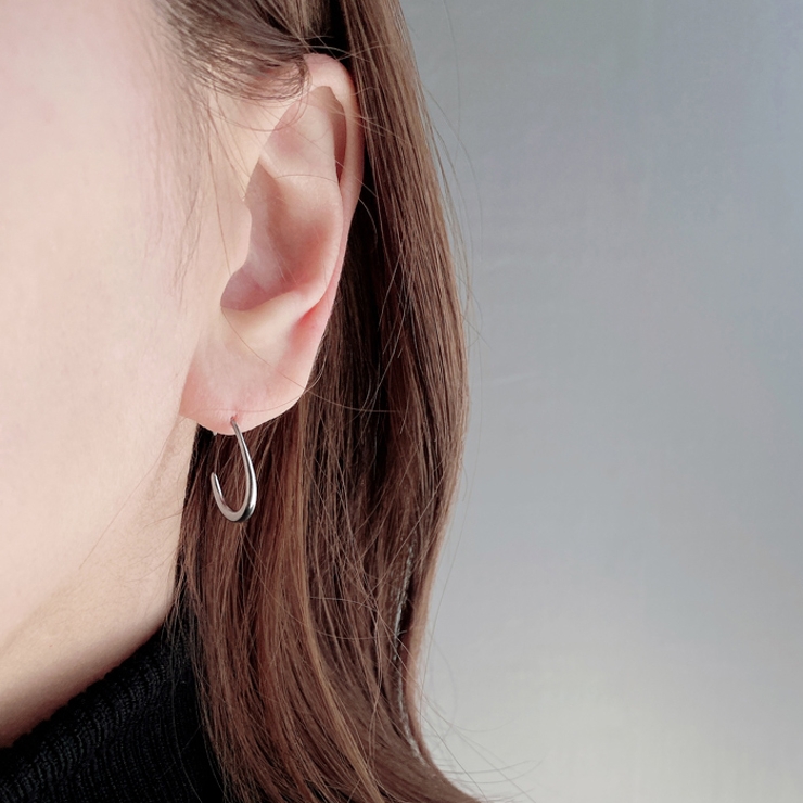 ドロップフープステンレスピアス アレルギー対応 金属アレルギー | FACION | 詳細画像5 