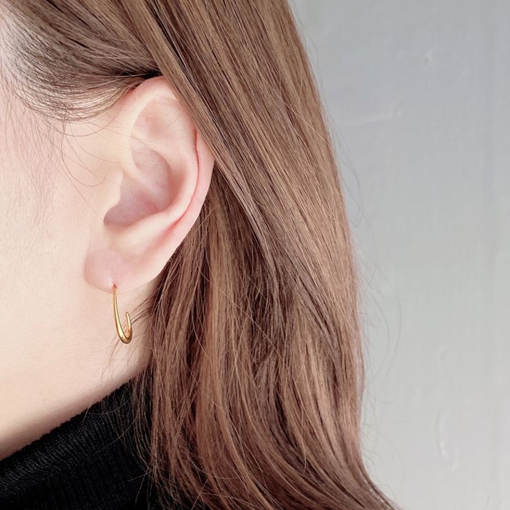 ドロップフープステンレスピアス アレルギー対応 金属アレルギー | FACION | 詳細画像6 