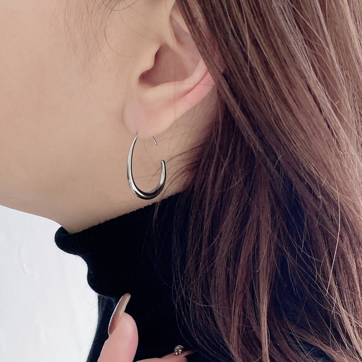 ドロップフープステンレスピアス アレルギー対応 金属アレルギー | FACION | 詳細画像9 