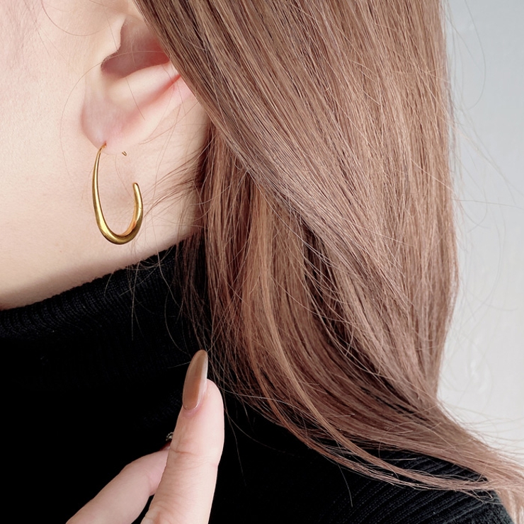 ドロップフープステンレスピアス アレルギー対応 金属アレルギー | FACION | 詳細画像10 