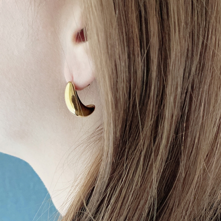 ドロップデザインステンレスピアス アレルギー対応 つけっぱなし | FACION | 詳細画像9 