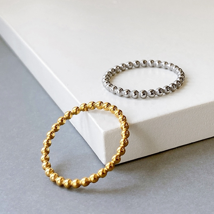 ボールデザインステンレスリング 指輪 アレルギー対応 | FACION | 詳細画像4 